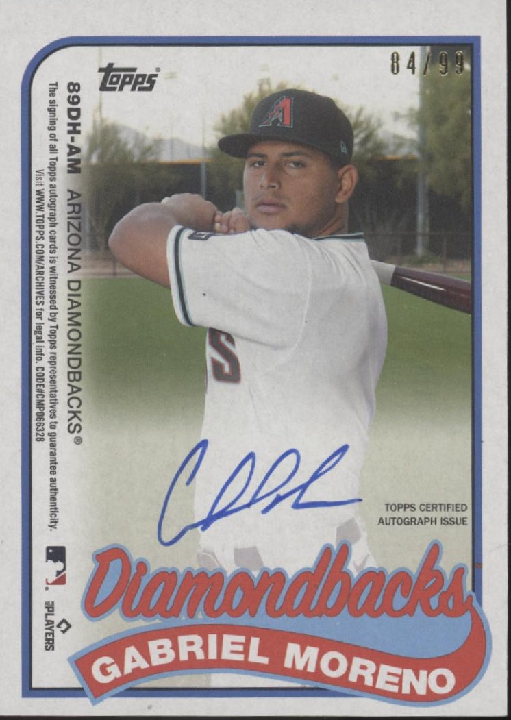 Francisco Alvarez / Gabriel Moreno 2023 Topps Archives Dual Auto 84/99