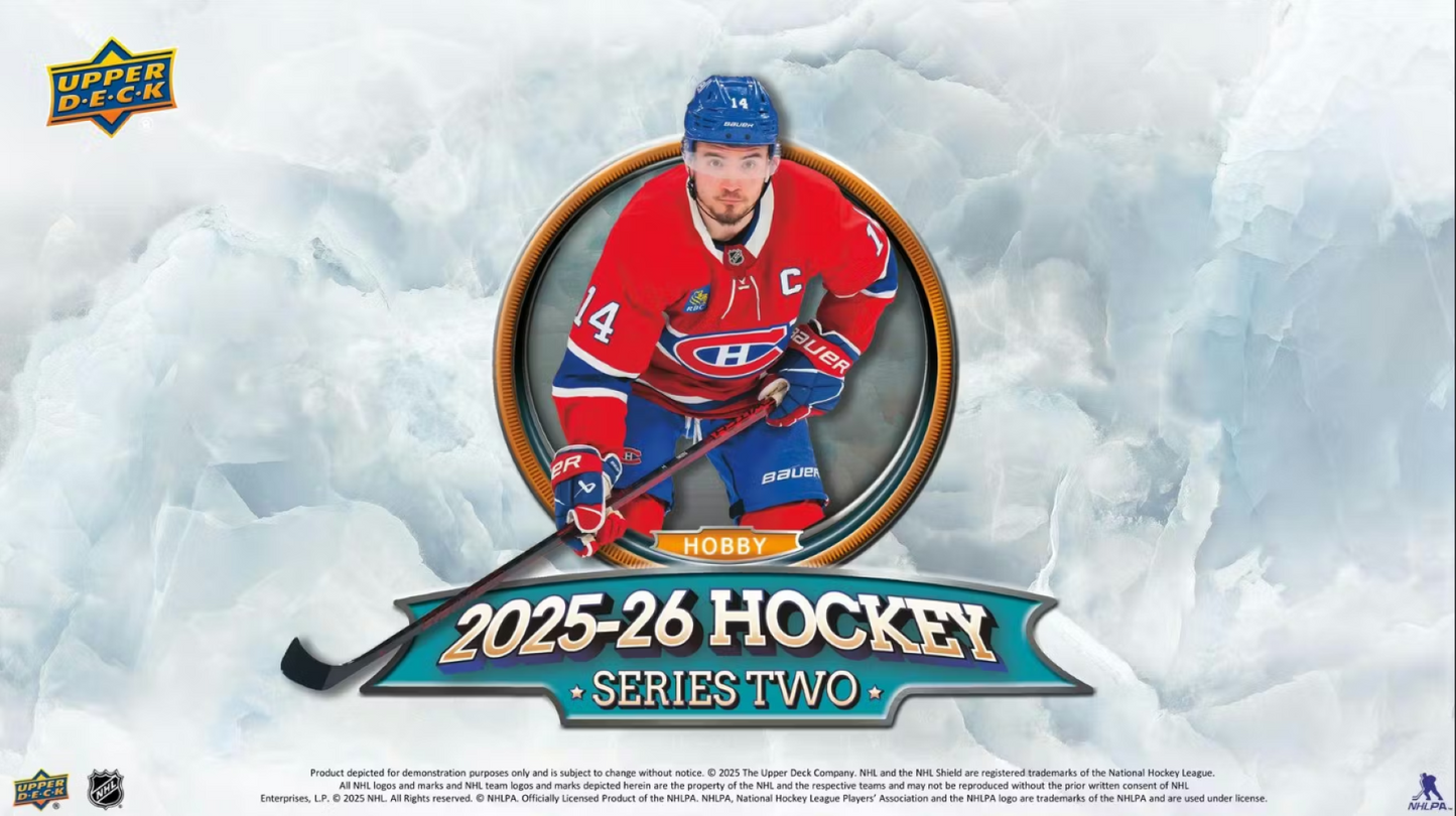 2025-26 Upper Deck Series 2 Hockey Hobby Box *Contact Us To Order*