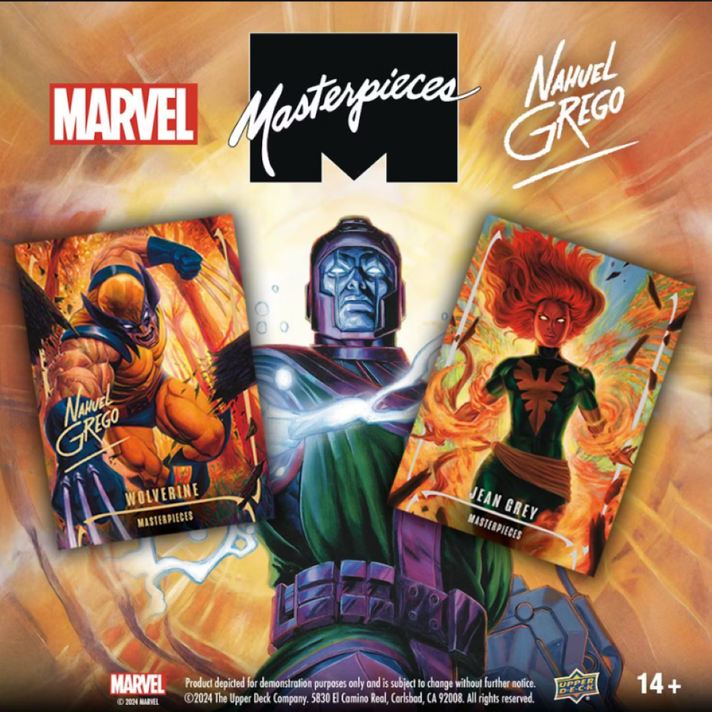 2024 Upper Deck Marvel Masterpieces Hobby Box featuring Nahuel Grego