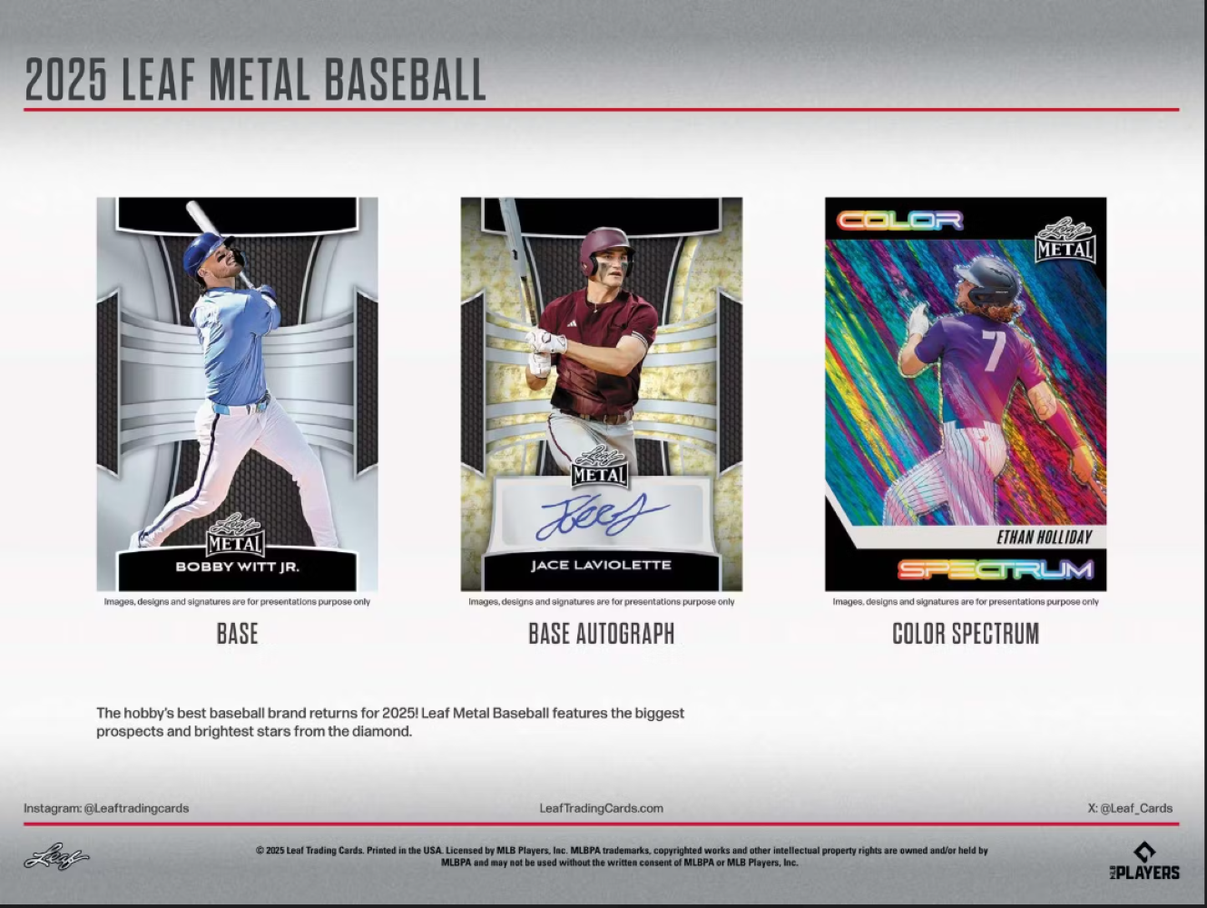 2025 Leaf Metal Baseball Hobby Box