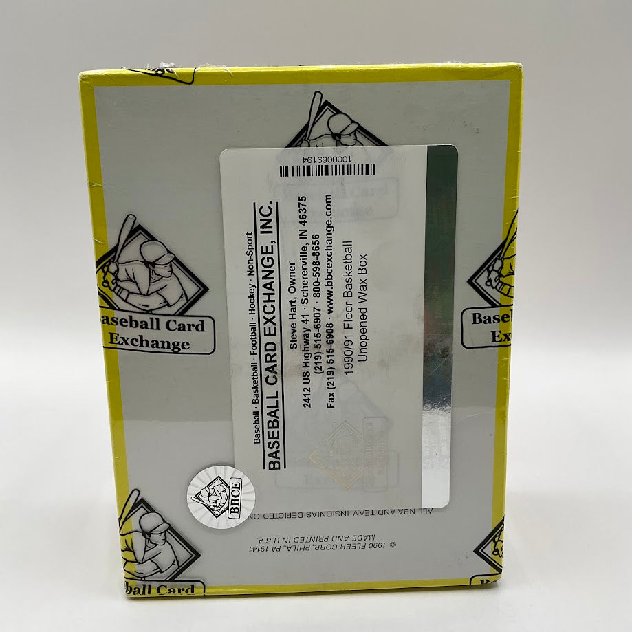 1990-91 Fleer Basketball Box