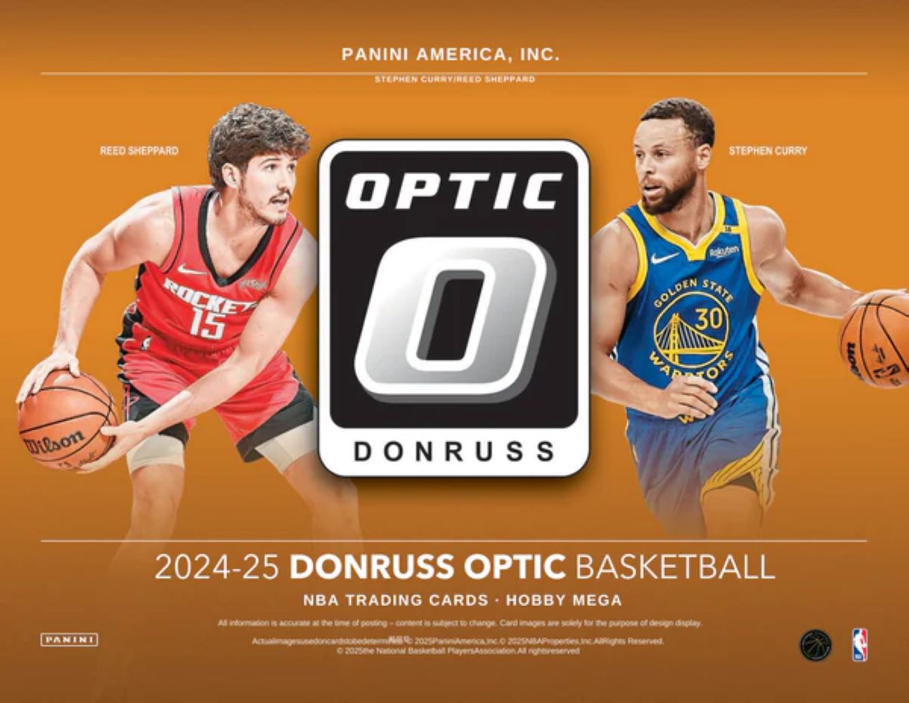 2024-25 Panini Donruss Optic Basketball Hobby Mega Box (Seismic Parallels)