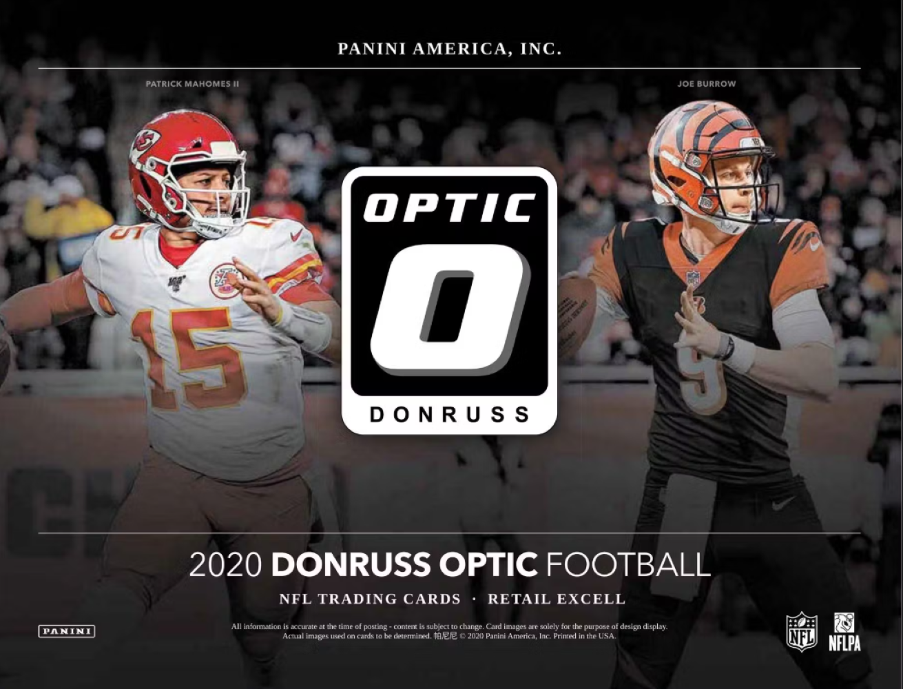 2020 Panini Donruss Optic Football Mega (Hyper Blue Parallels)
