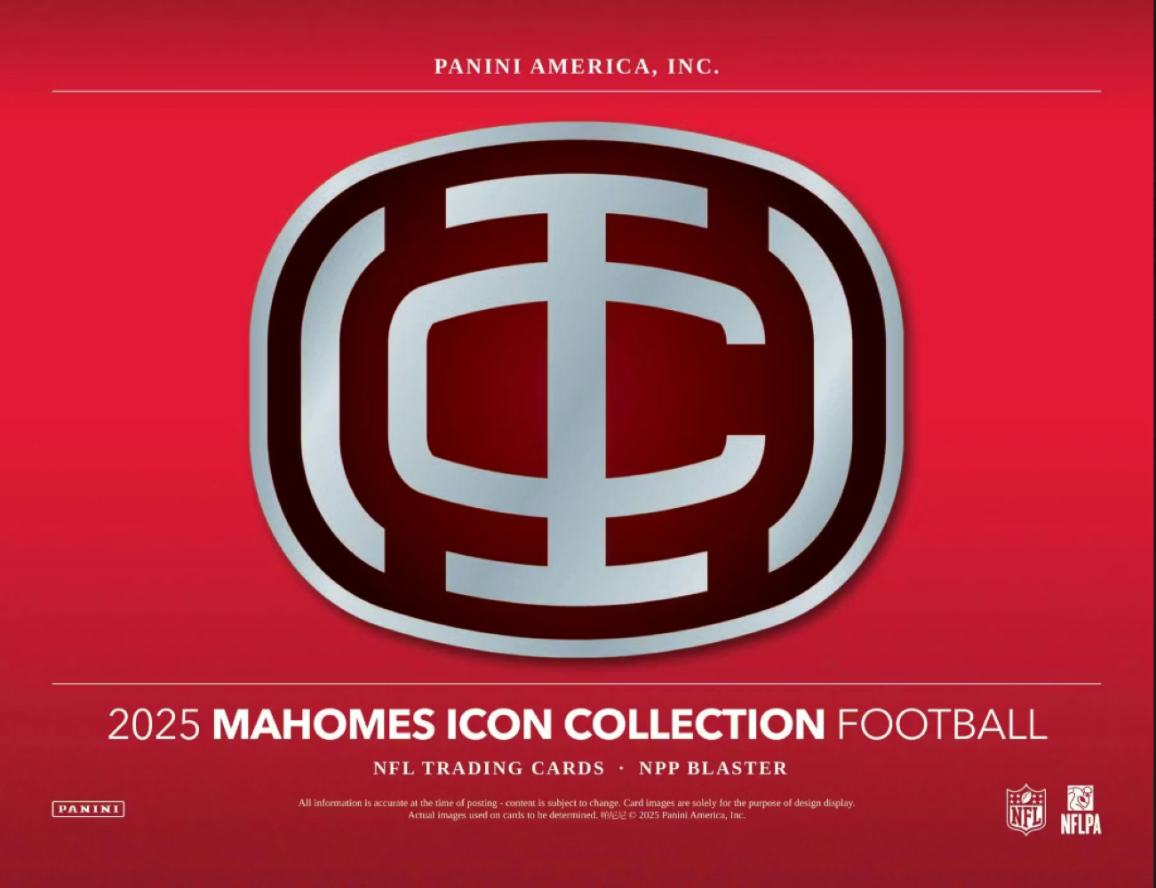 2025 Panini Mahomes Icon Collection Football Blaster Box