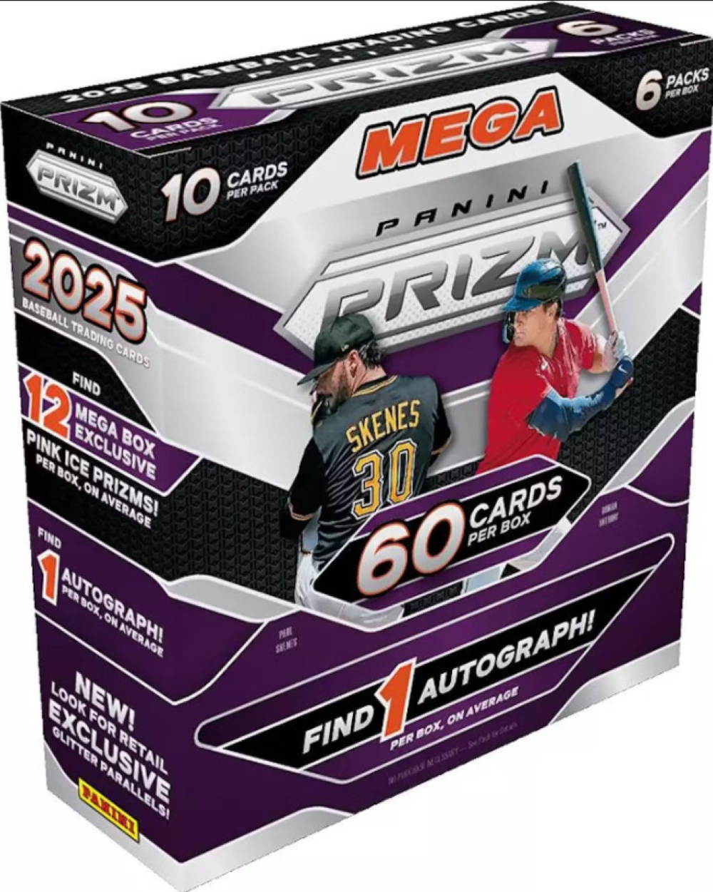 2025 Panini Prizm Baseball Mega Box