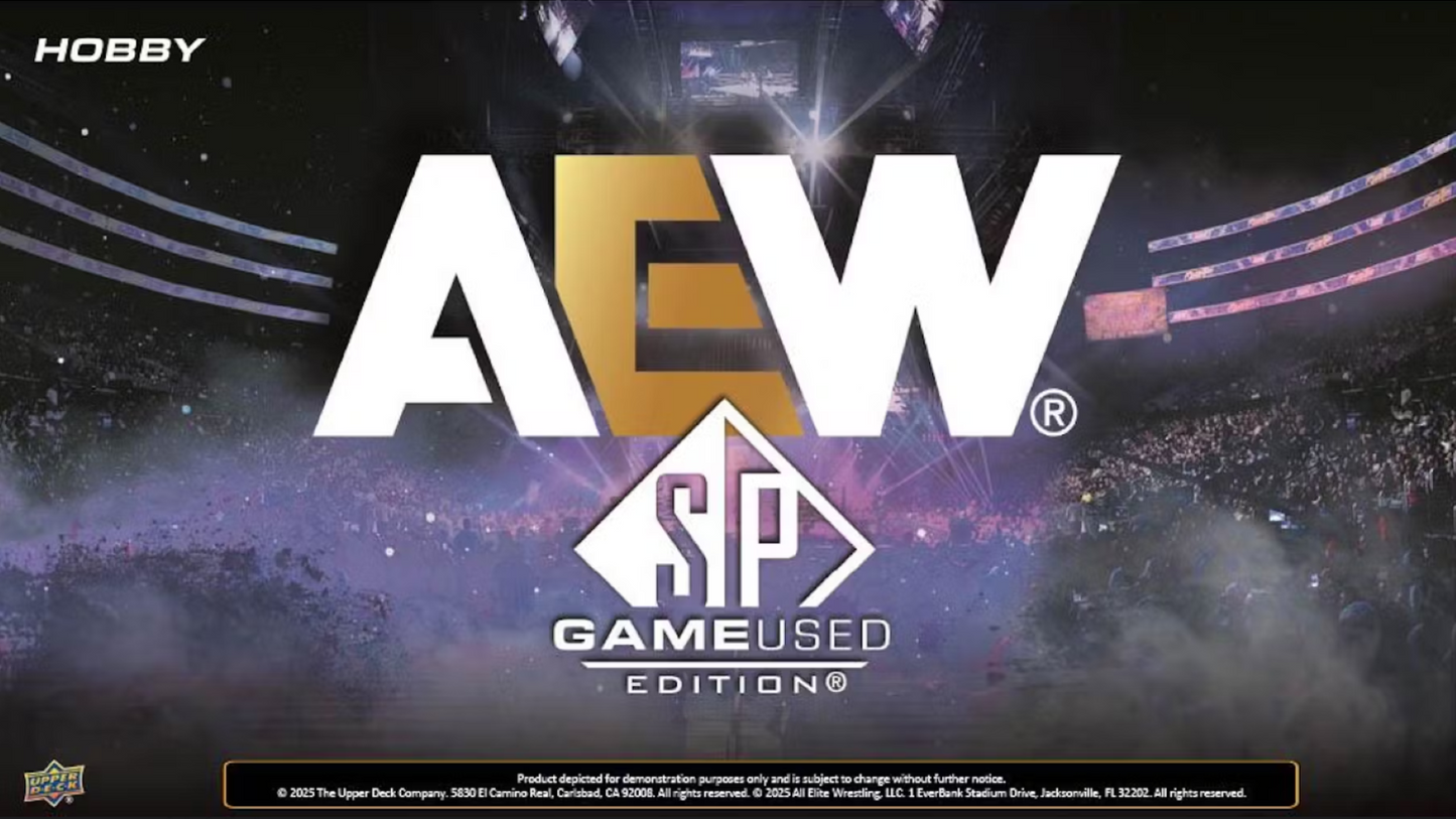 2025 Upper Deck AEW SP Game Used Hobby Box *Contact Us to Order*