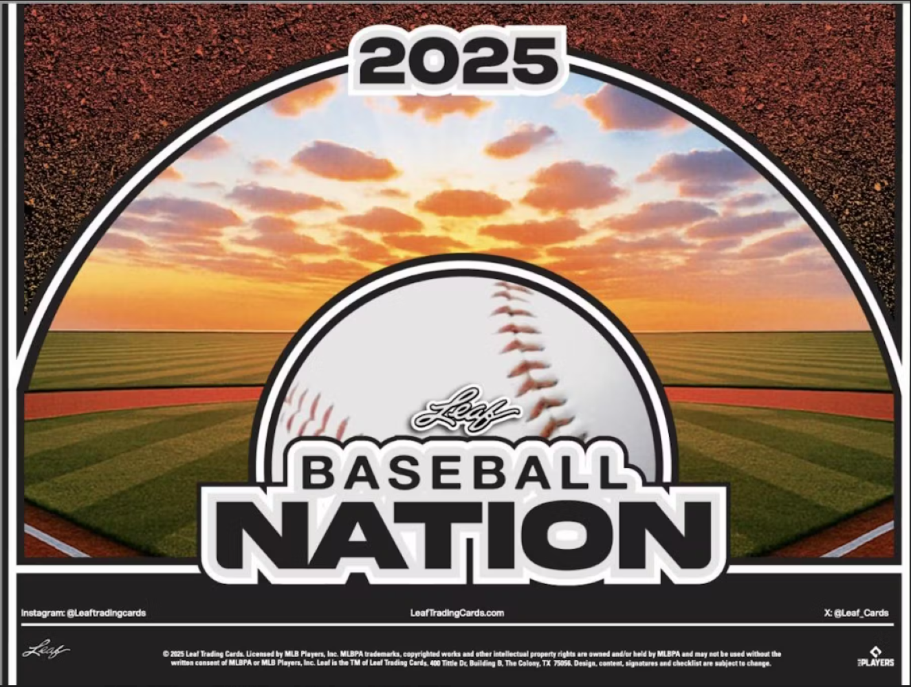 2025 Leaf Baseball Nation Jumbo Box