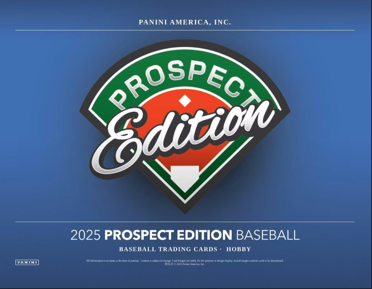 2025 Panini Prospect Edition Baseball Hobby Box
