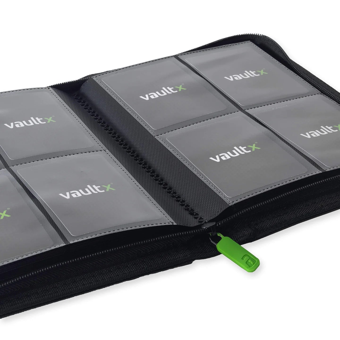 Vaultx 4-Pocket Exo-Tec Zip Binder - Signature Black