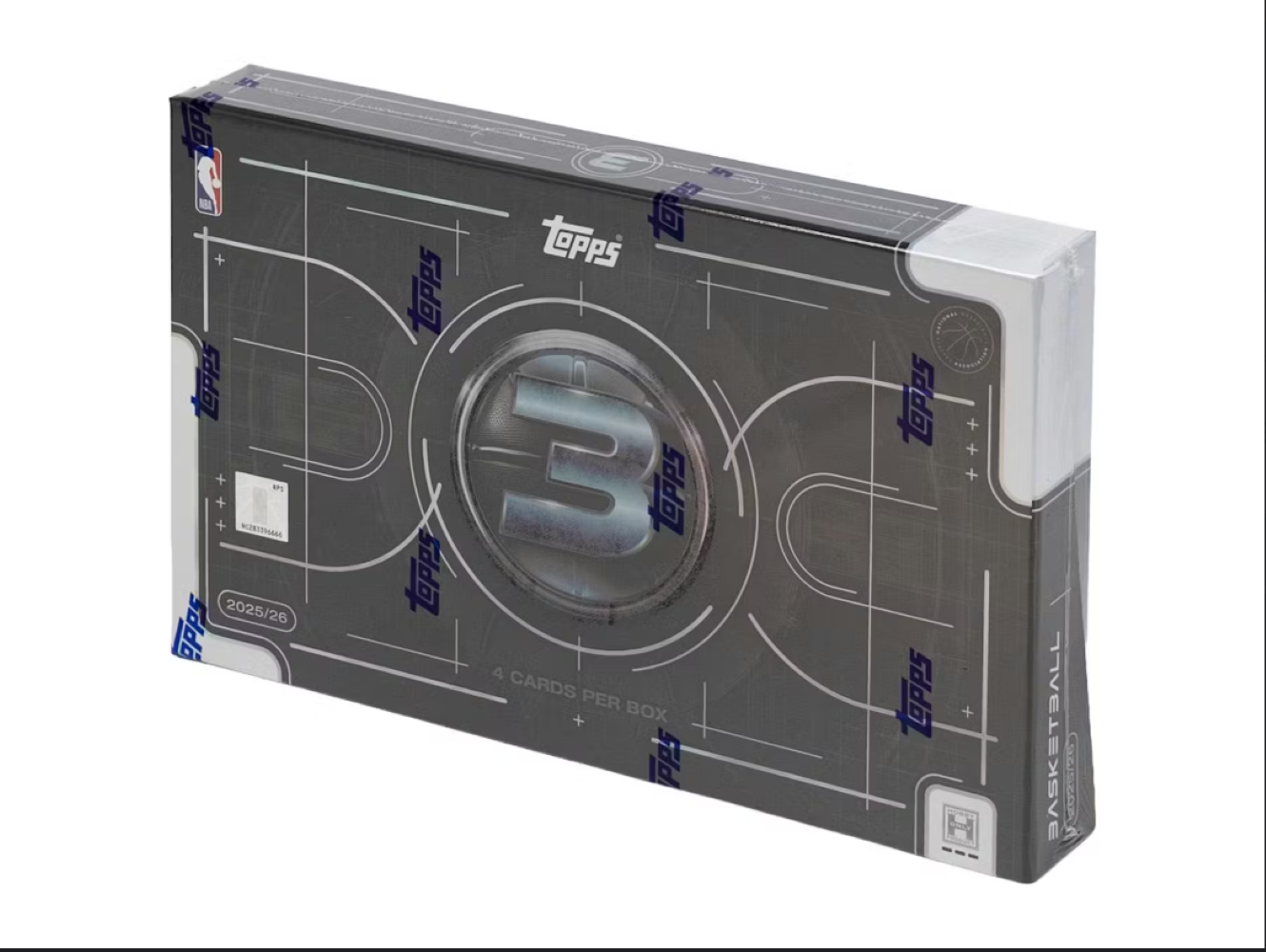 2025-26 Topps Three Basketball Hobby Box Case