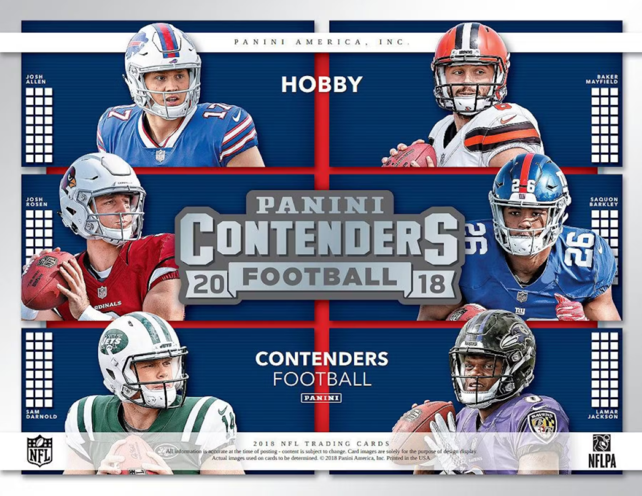 2018 Panini Contenders Football Hobby Box