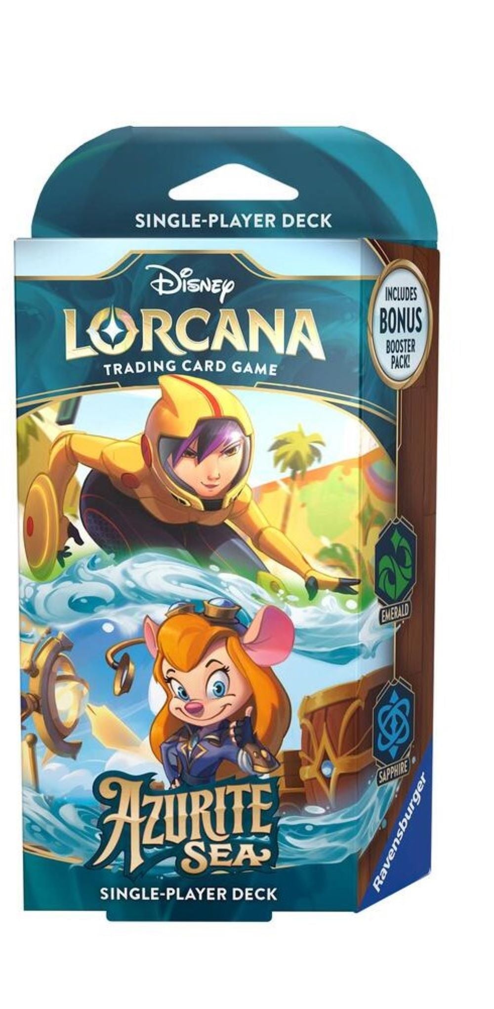 Disney Lorcana: Azurite Sea Starter Deck Set (Set of 2)