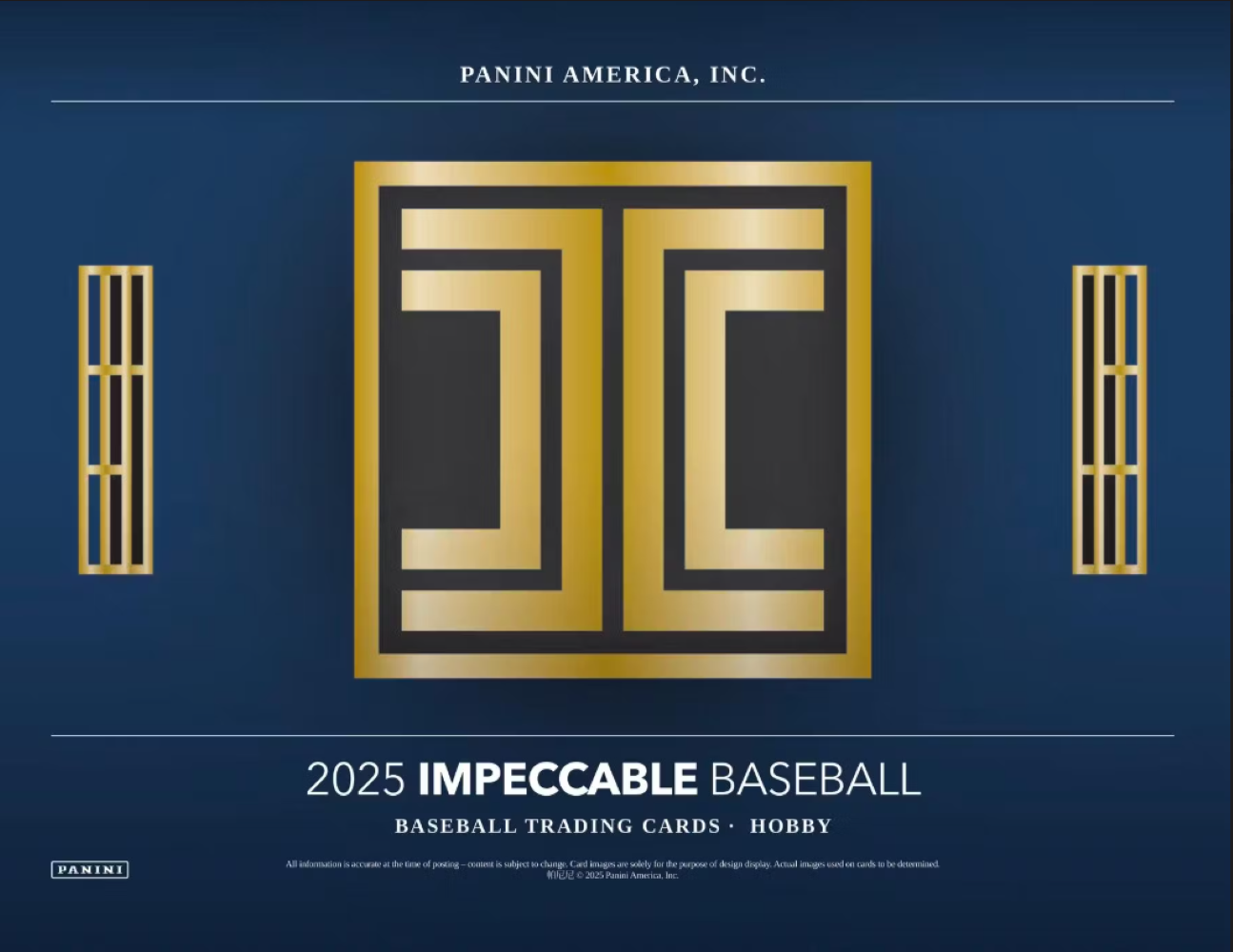 2025 Panini Impeccable Baseball Hobby Box