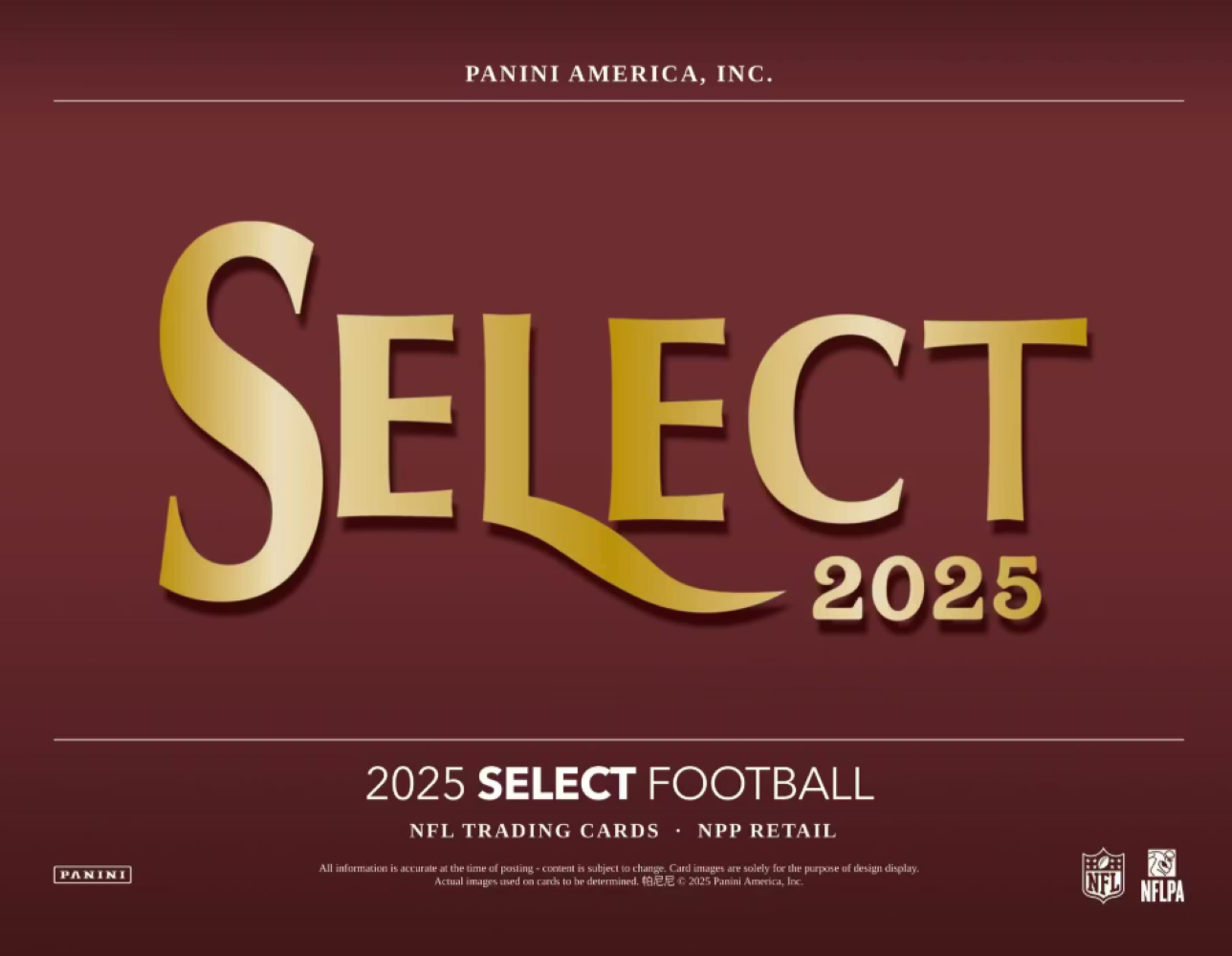 2025 Panini Select Football Blaster Box (Red & Blue Shock Prizm)