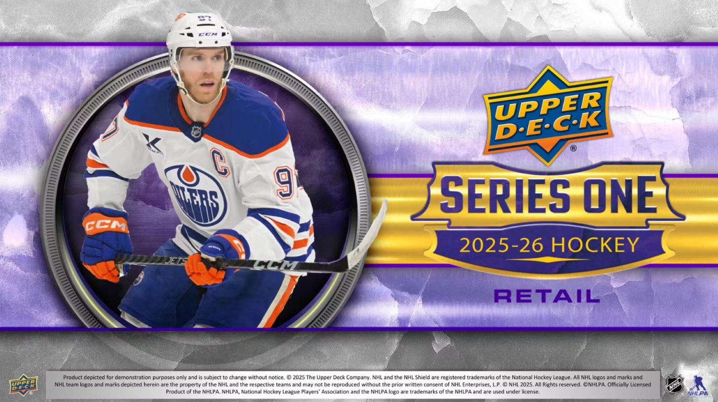 2025-26 Upper Deck Series 1 Hockey Blaster Box