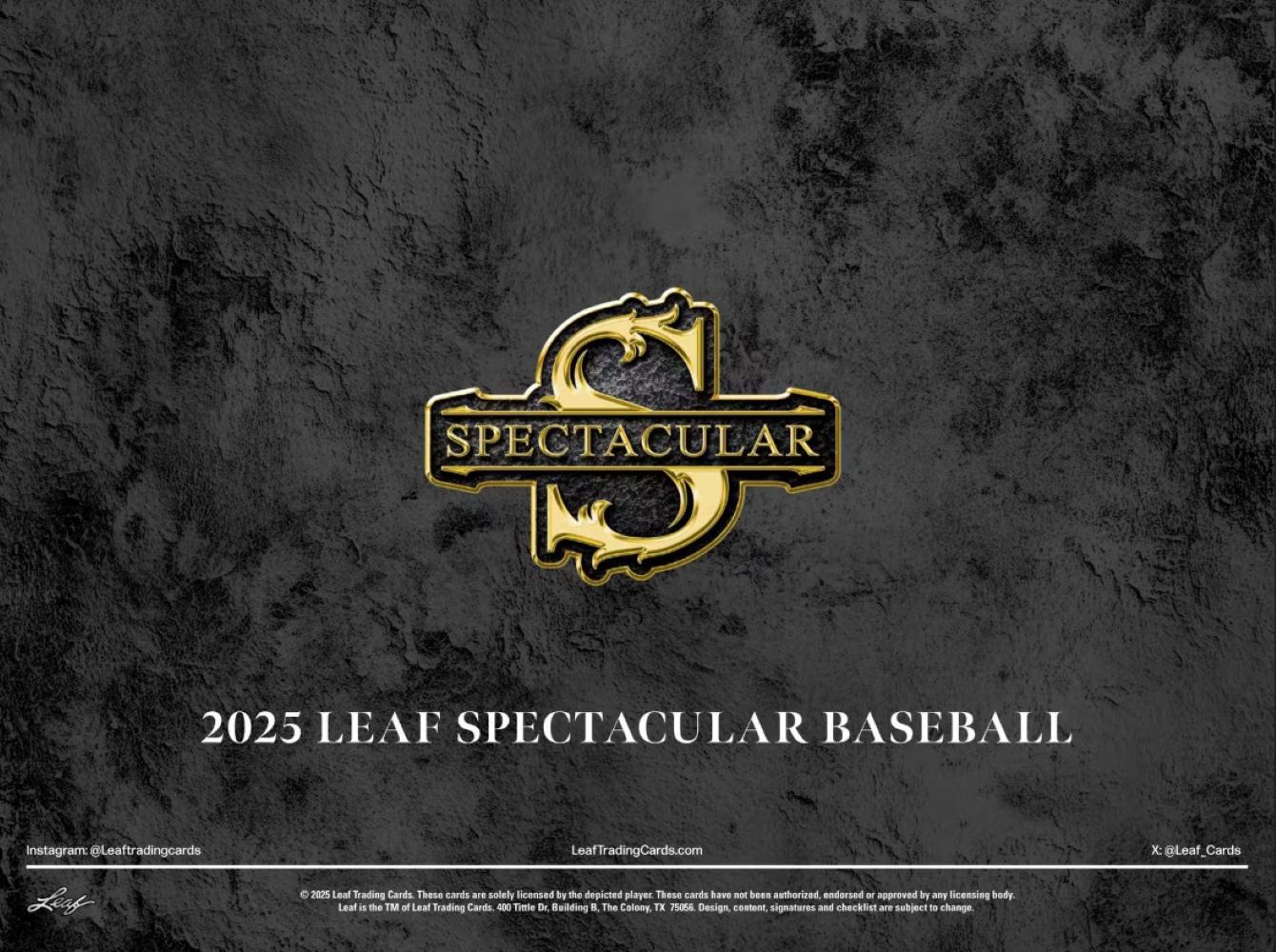 2025 Leaf Spectacular Baseball Hobby Box