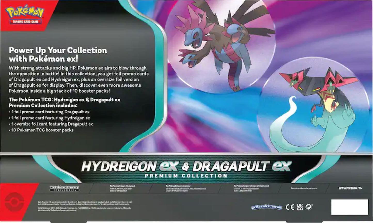Pokemon: Hydreigon ex & Dragapult ex Premium Collection