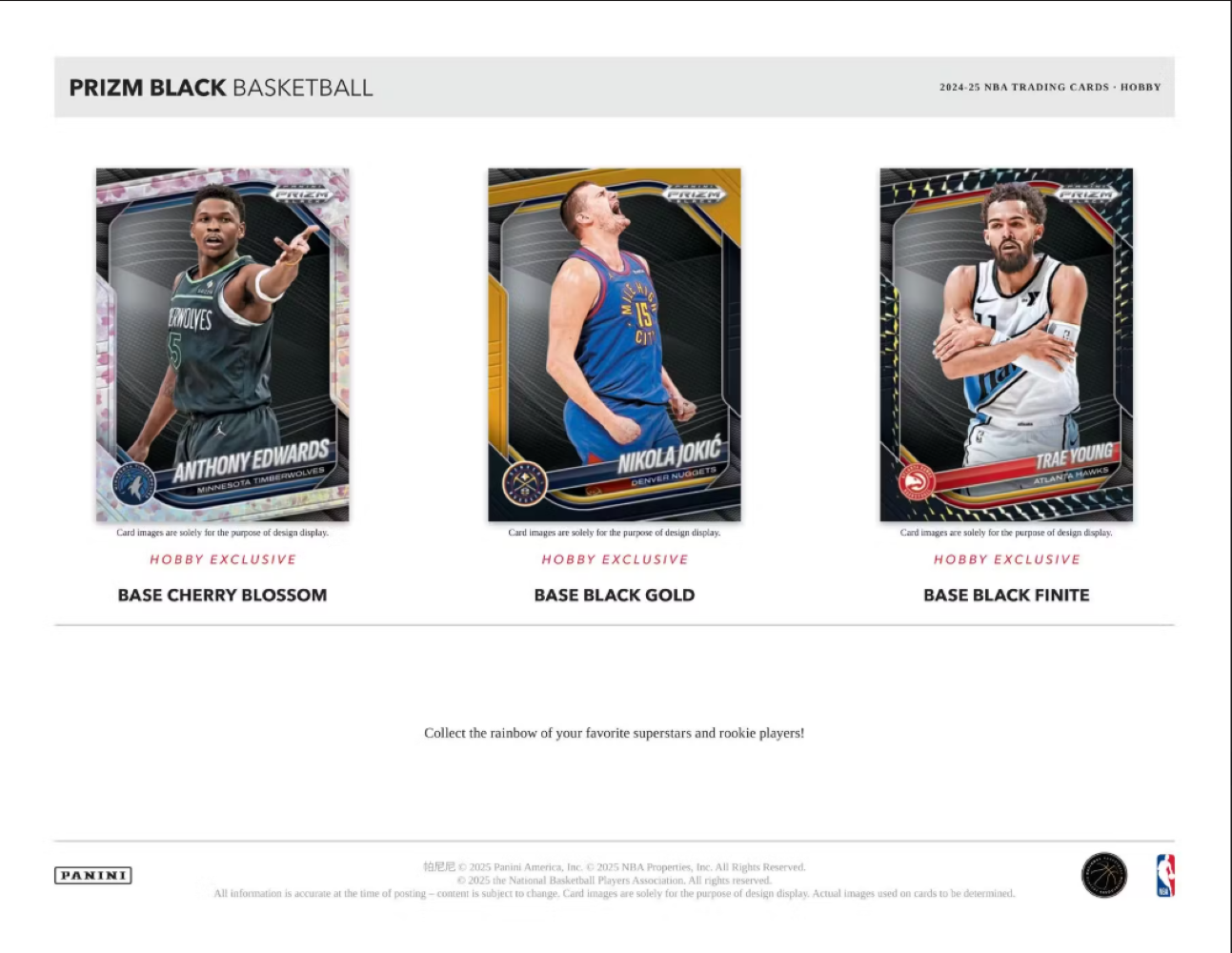 2024-25 Panini Prizm Black Basketball Hobby Box