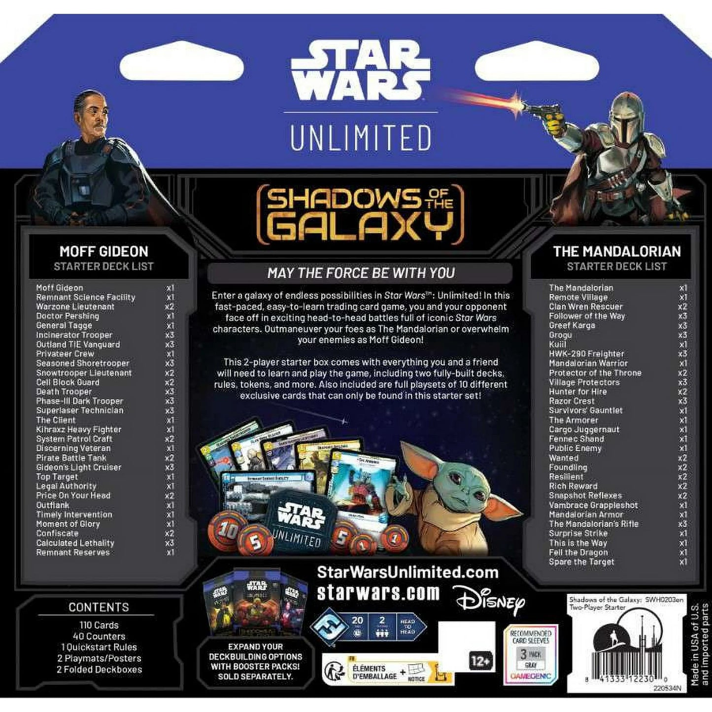 Star Wars Unlimited: Shadows of the Galaxy Two-Player Starter Kit