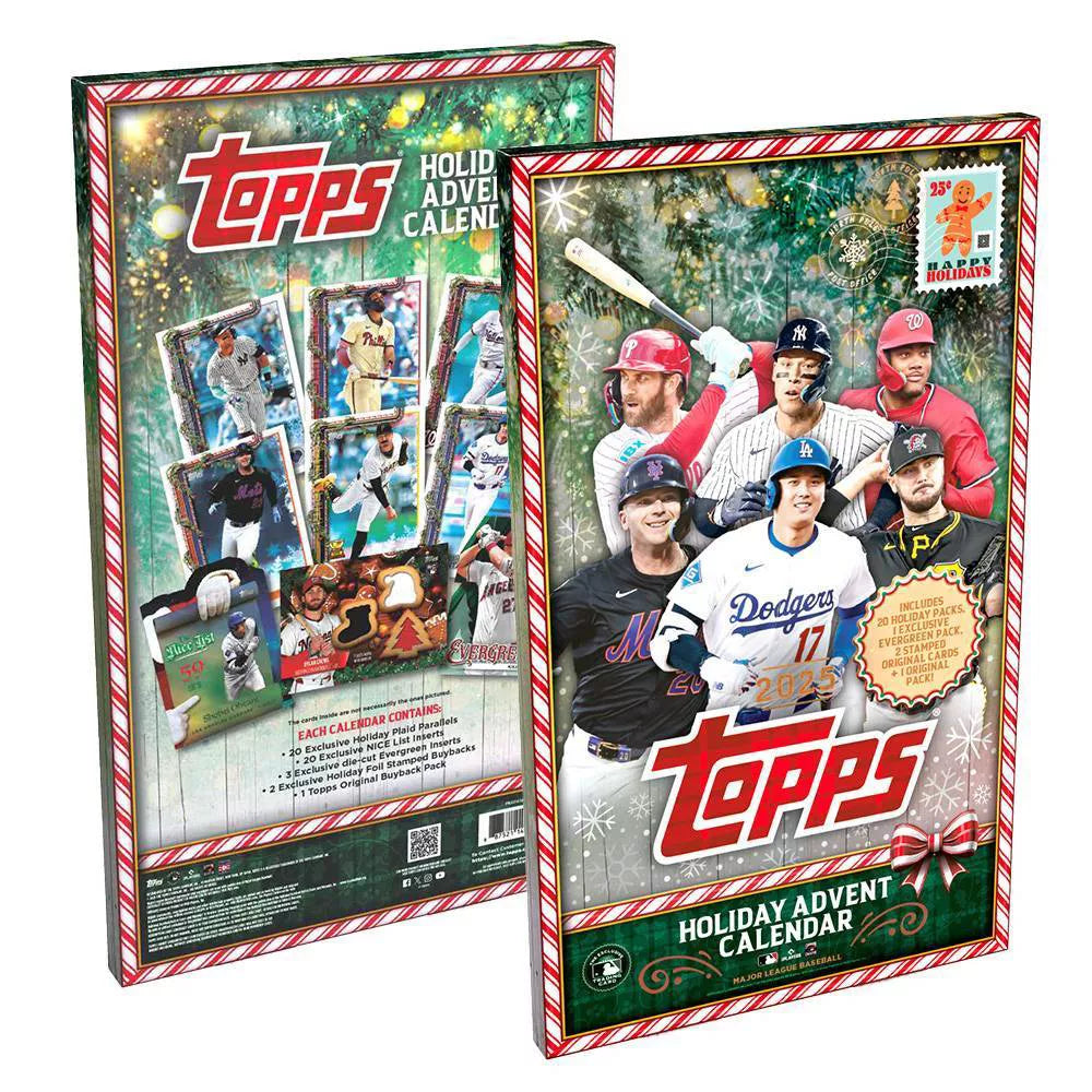 2025 Topps Baseball Holiday Advent Calendar