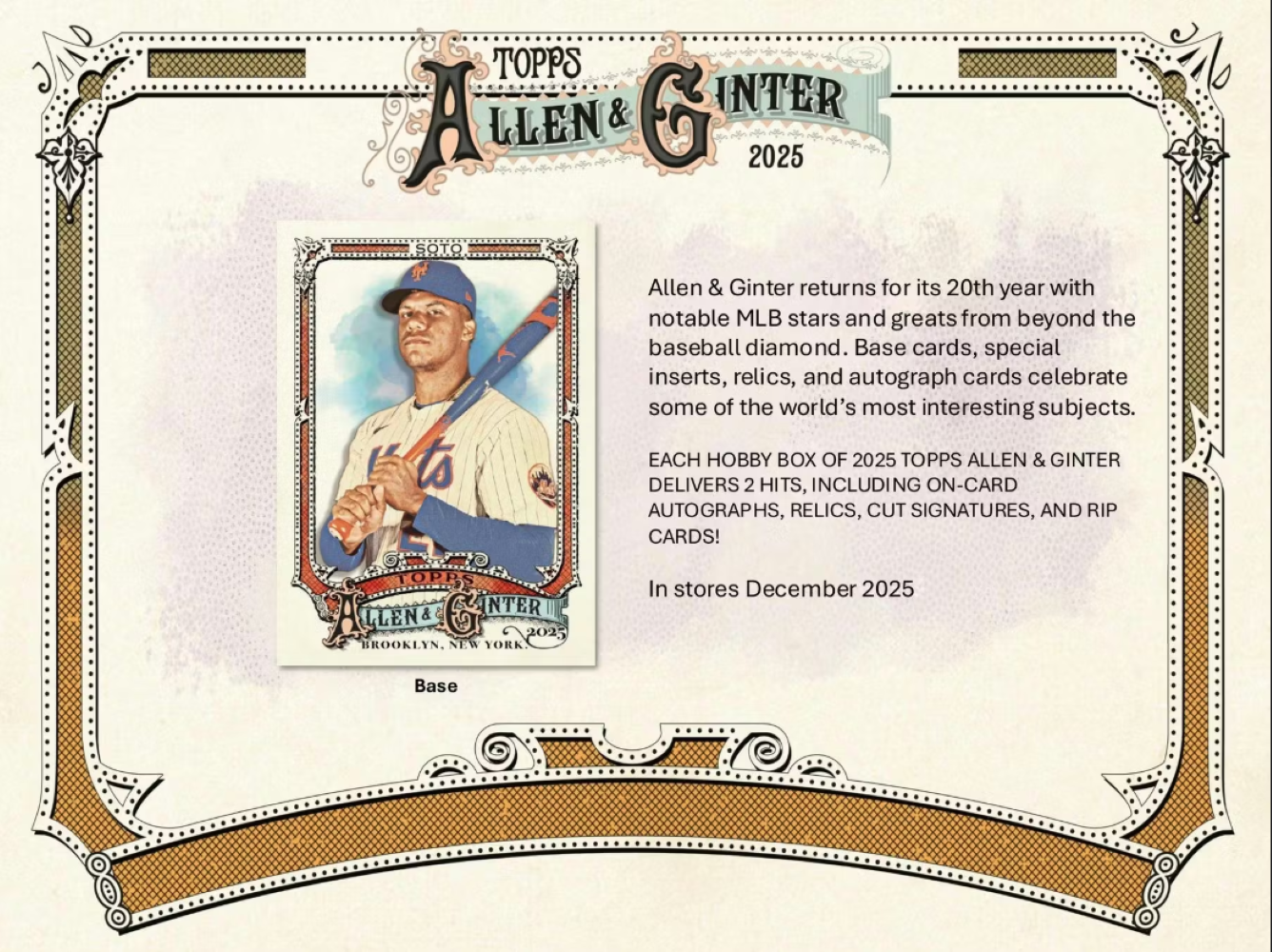 2025 Topps Allen & Ginter Baseball Hobby Box