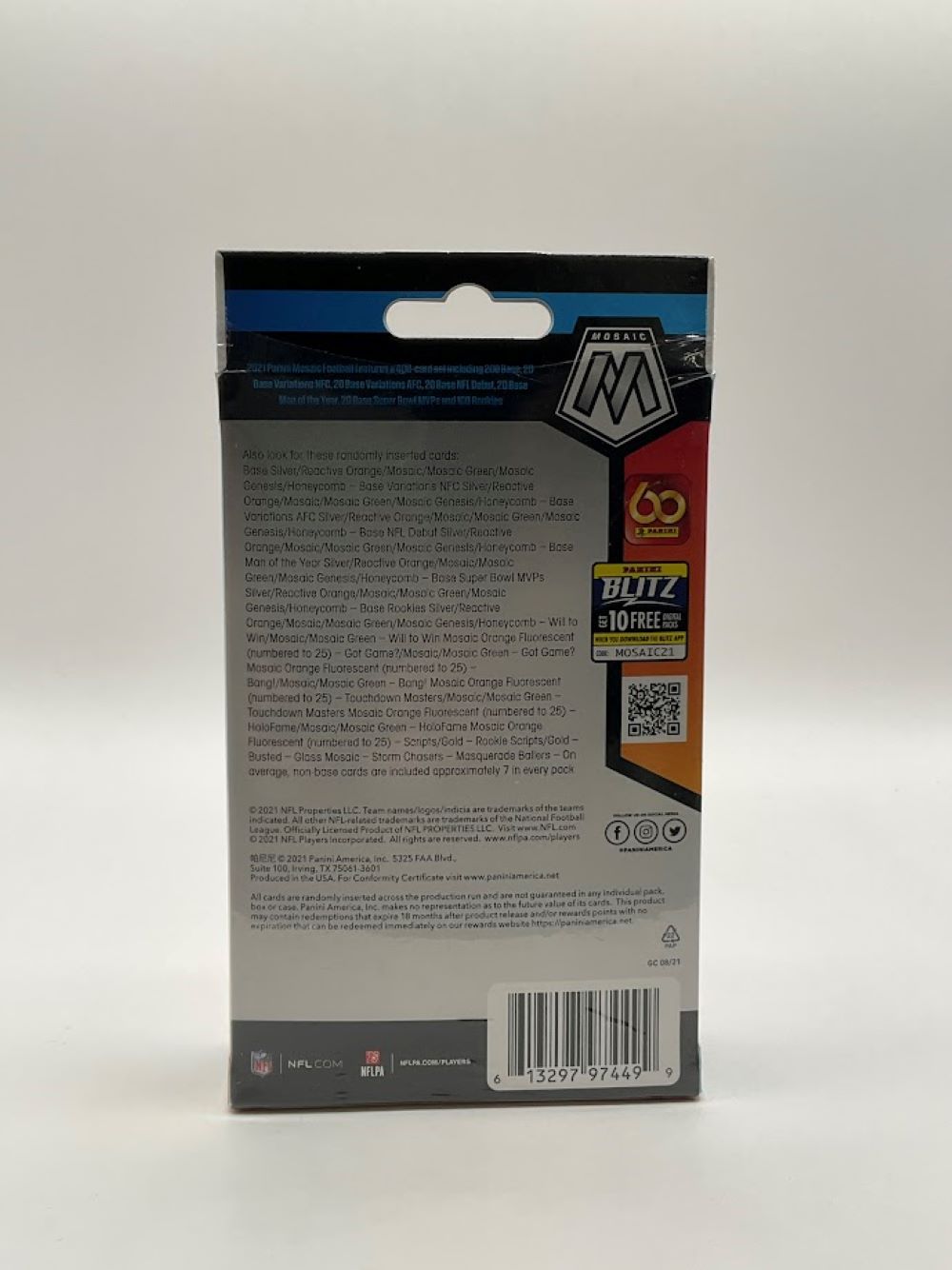 2021 Panini Mosaic Football Hanger Box