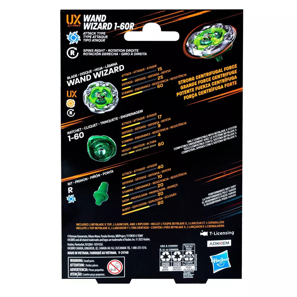 Hasbro Beyblade X Wand Wizard 1-60R