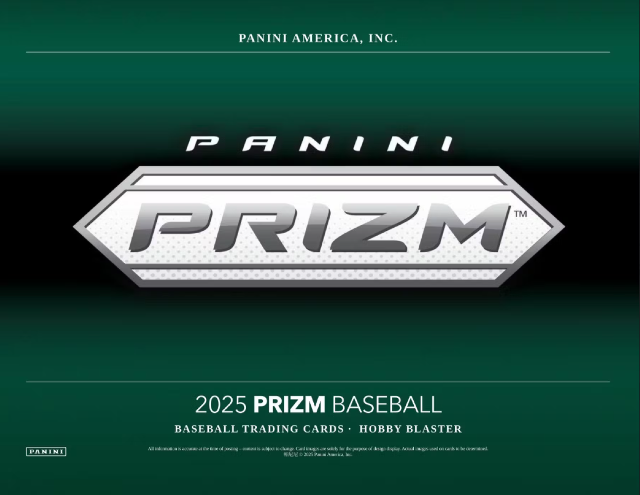 2025 Panini Prizm Baseball Hobby Blaster Box (Red Ice Prizms)