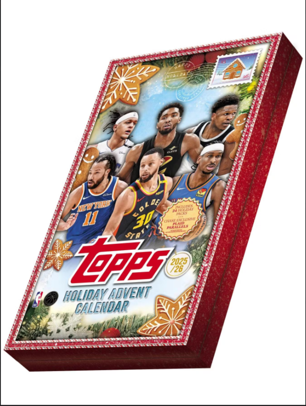 2025-26 Topps Holiday Basketball Countdown Calendar