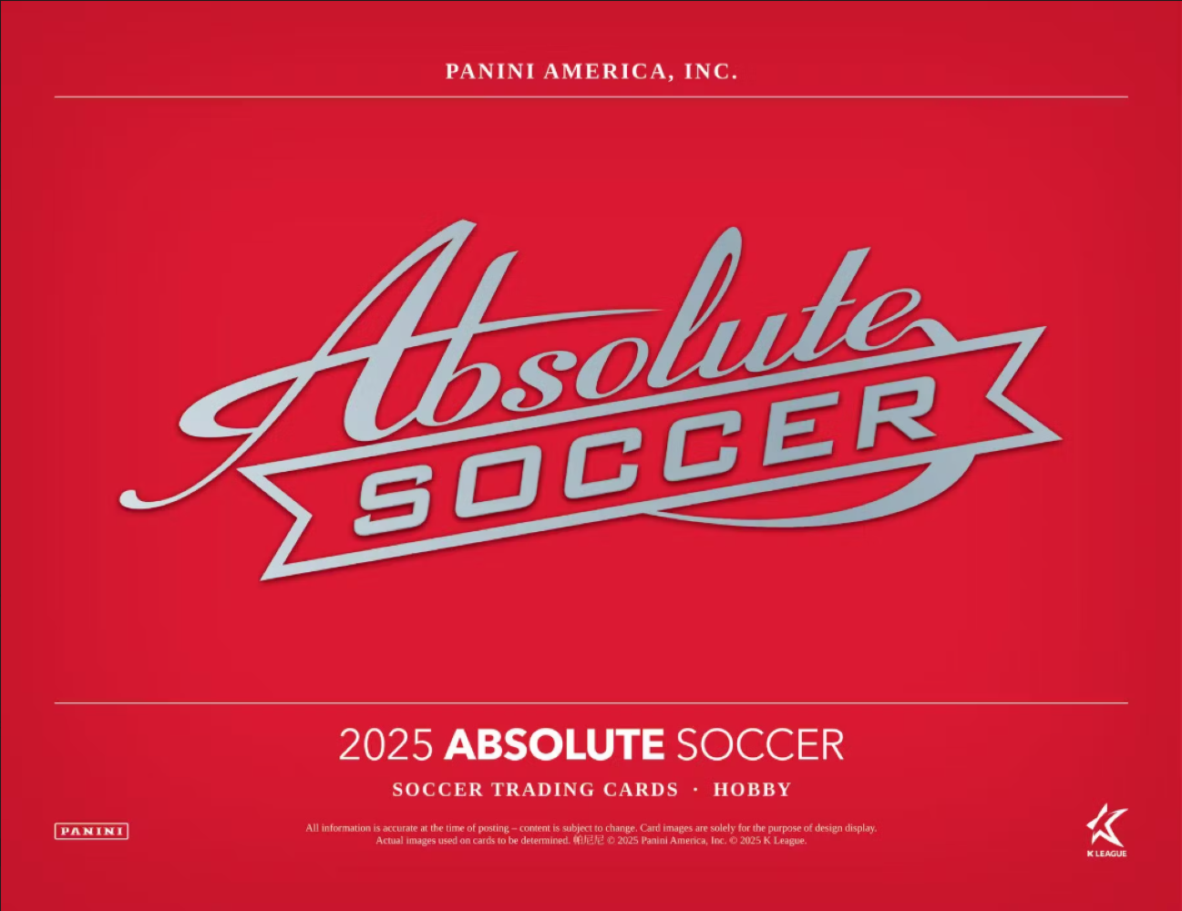 2025 Panini K League Absolute Soccer Hobby Box