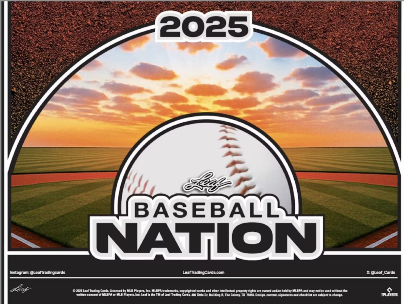2025 Leaf Baseball Nation Hobby Box
