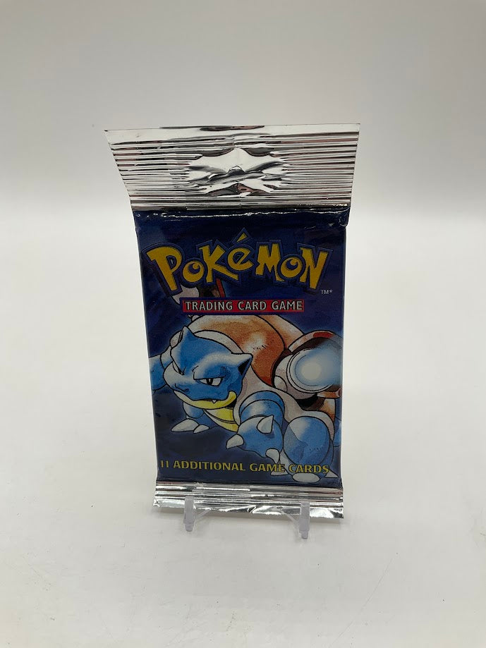 Pokemon Base Set Blastoise Booster Pack 21.00g Pokemon Base Set Blastoise Booster Pack 21.00g