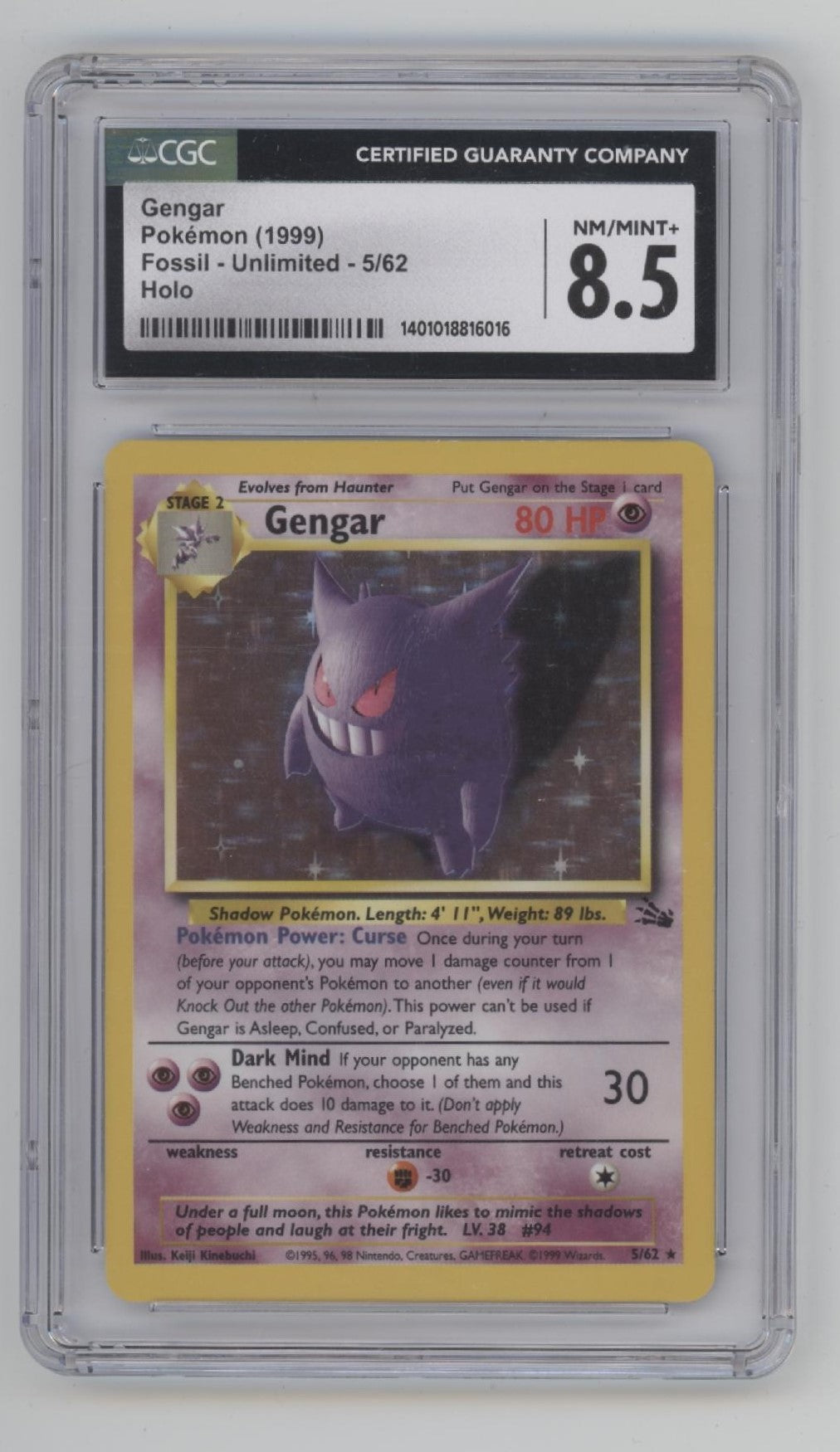 gengar pokemon card graded Pokemon Graded: Gengar ex 193/162 Temporal Forces (2024) Holo Rare PSA 10 main image 1