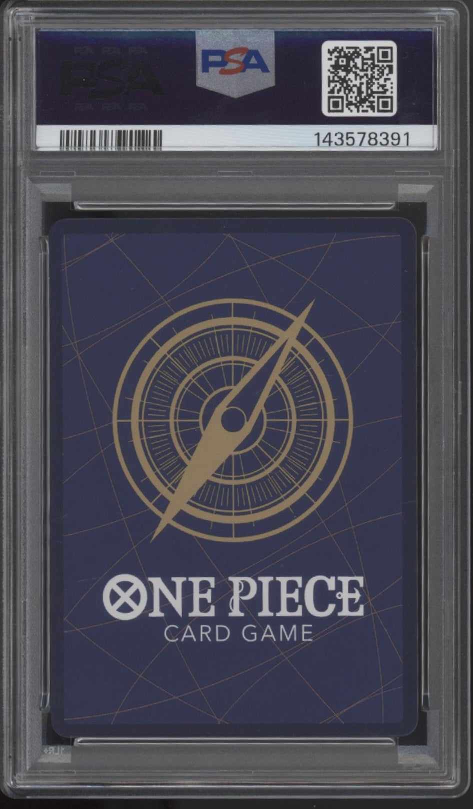 Monkey D Luffy One Piece Card Game A Fist of Divine Speed Manga Art #118 PSA 9