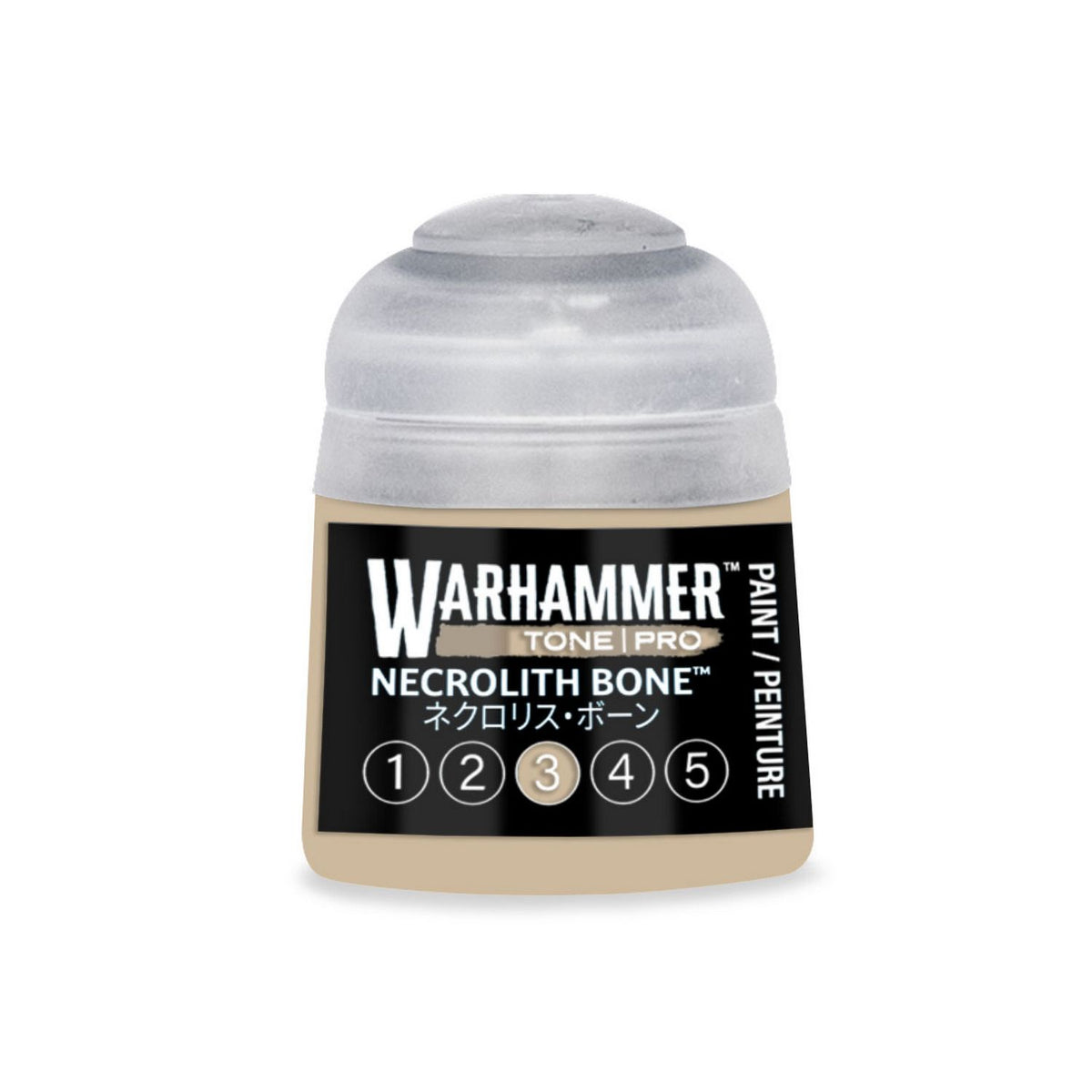 Warhammer Tone Pro: Necrolith Bone 3 Paint (12ml)