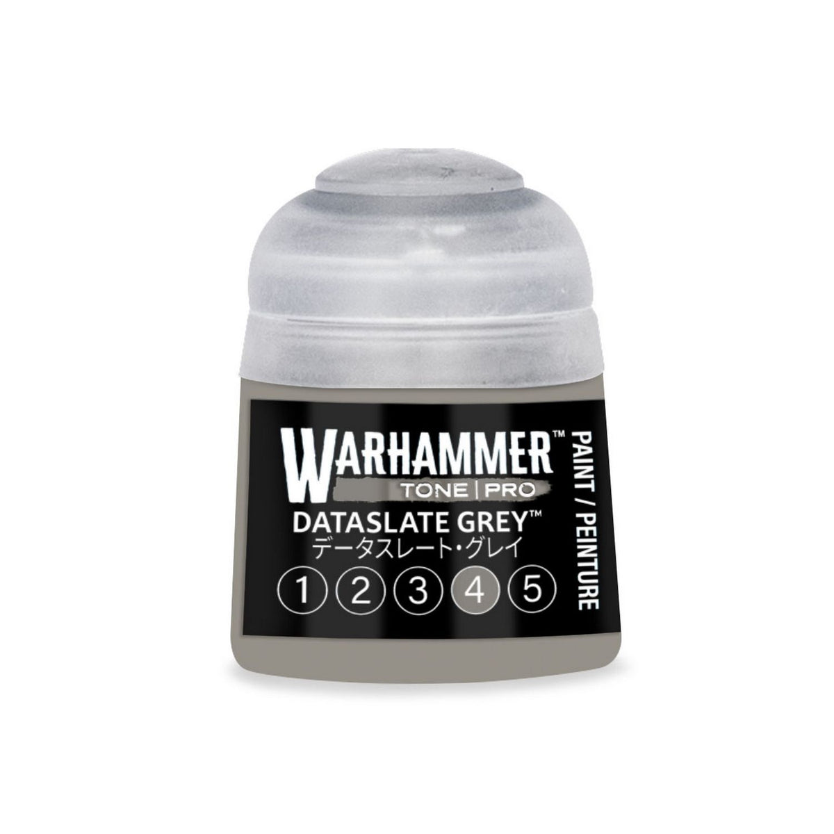 Warhammer Tone Pro: Dataslate Grey 4 Paint (12ml)