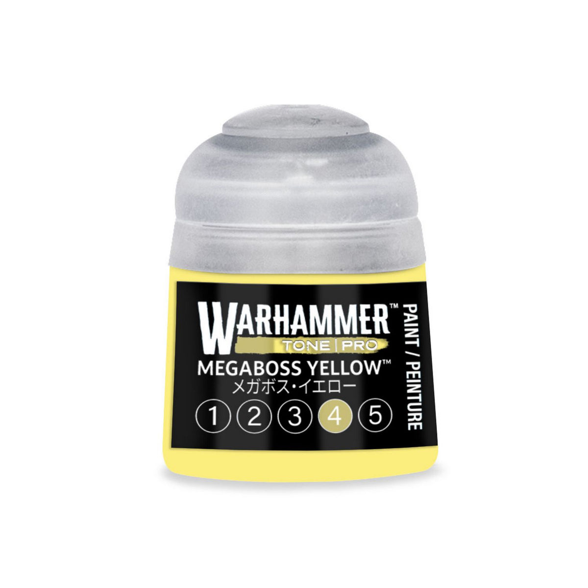 Warhammer Tone Pro: Megaboss Yellow 4 Paint (12ml)