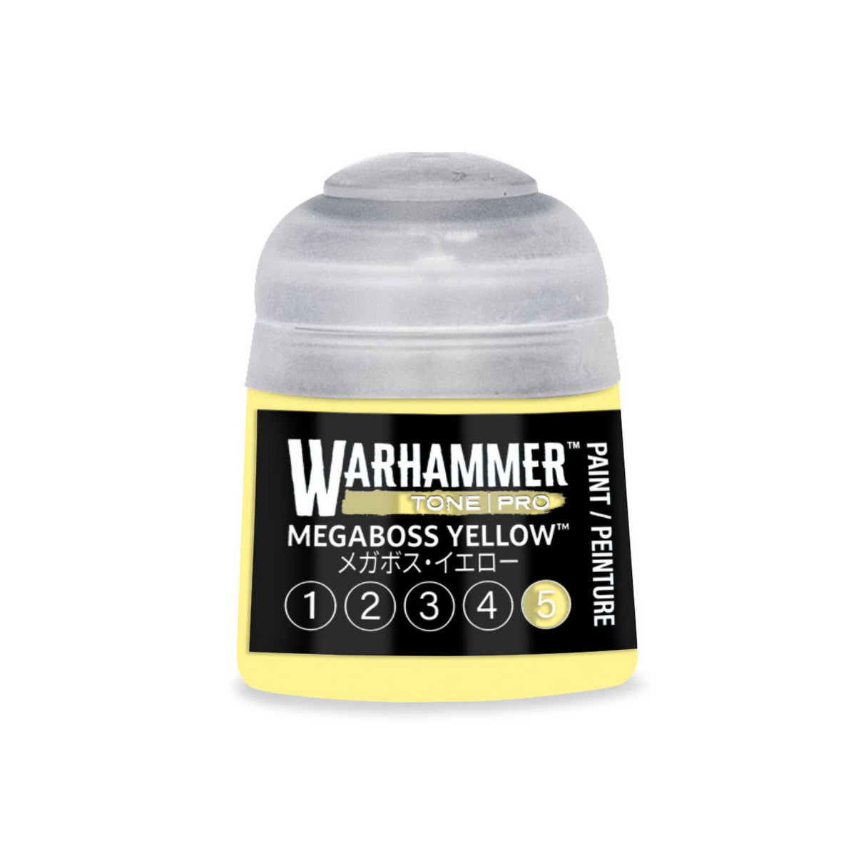 Warhammer Tone Pro: Megaboss Yellow 5 Paint (12ml)
