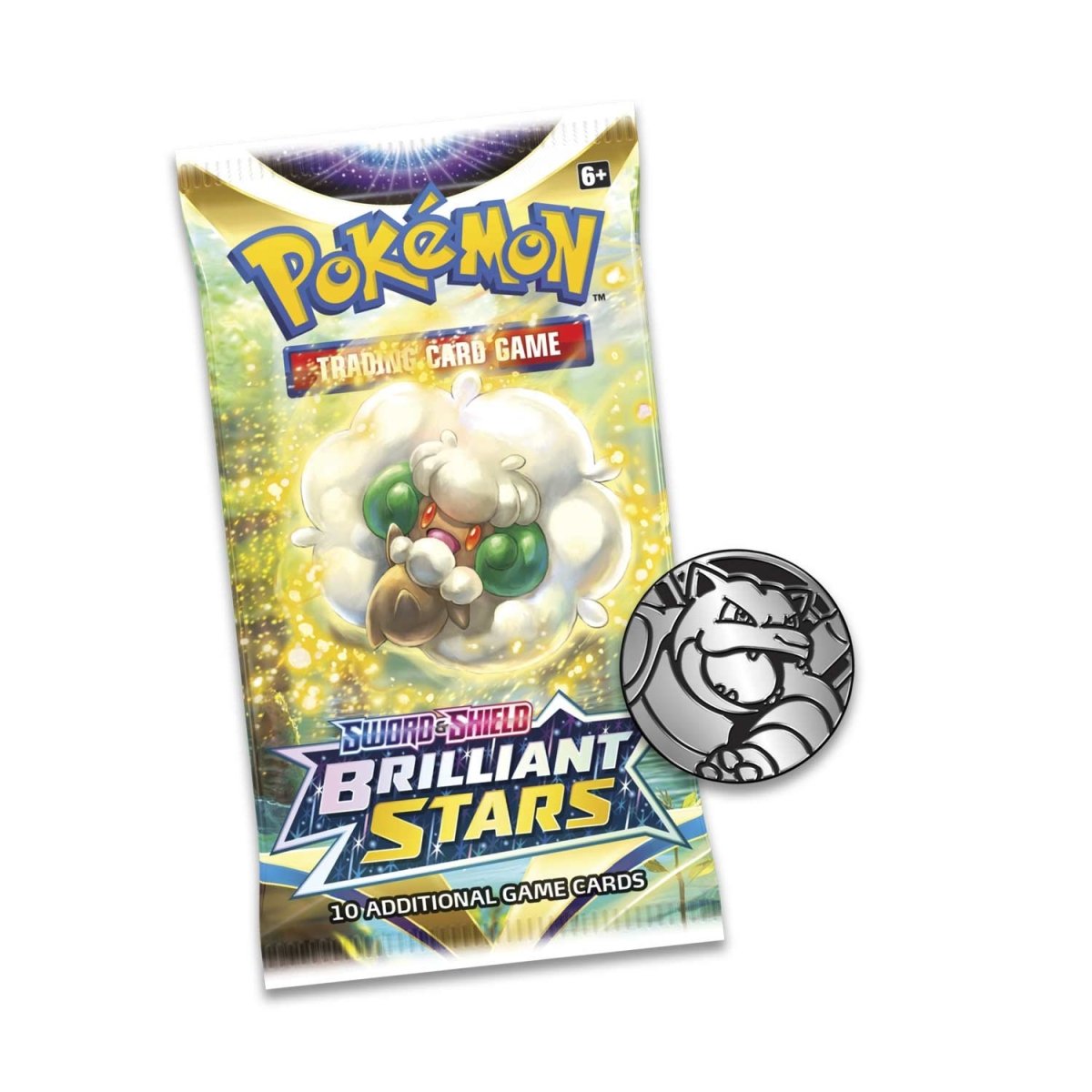 Pokemon: Sword & Shield Brilliant Stars 3-Pack Blister (Leafeon)