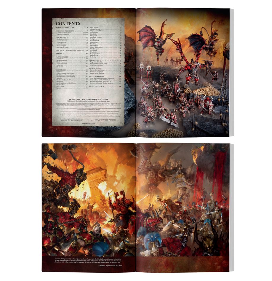 Warhammer Age of Sigmar: Chaos Battletome - Blades of Khorne