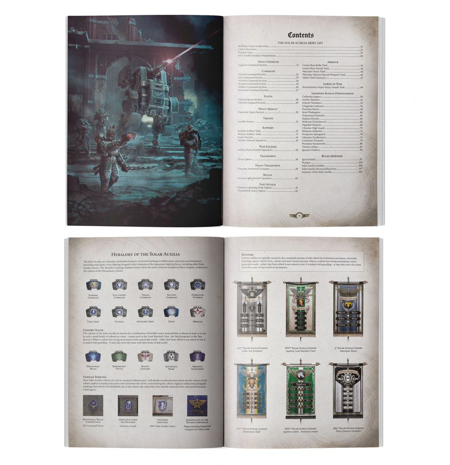 Warhammer The Horus Heresy: Liber Auxilia - Solar Auxilia Army Book