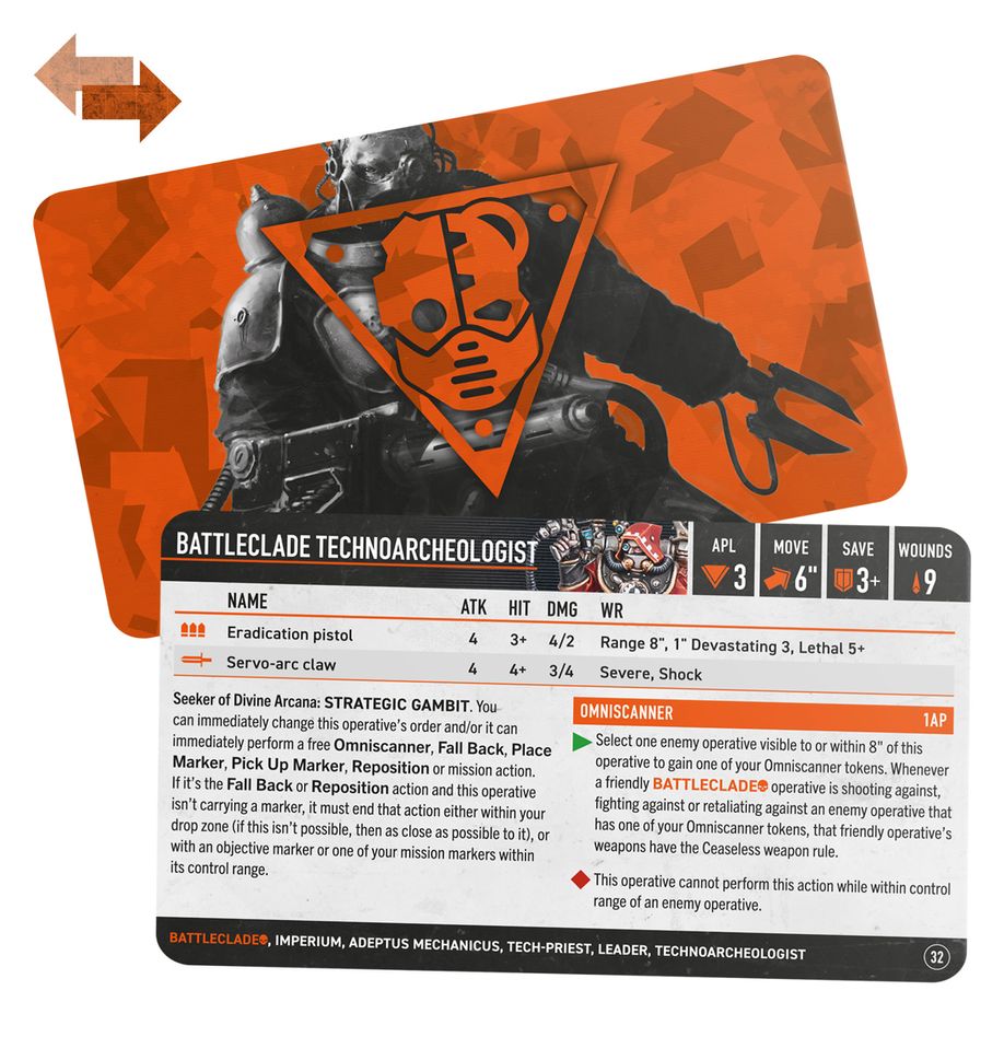 Warhammer 40K: Kill Team Datacards - Battleclade(Releases 9-13-2025)