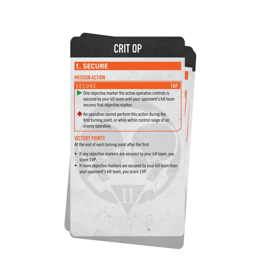 Warhammer 40K Kill Team: Approved Ops Cards 2025