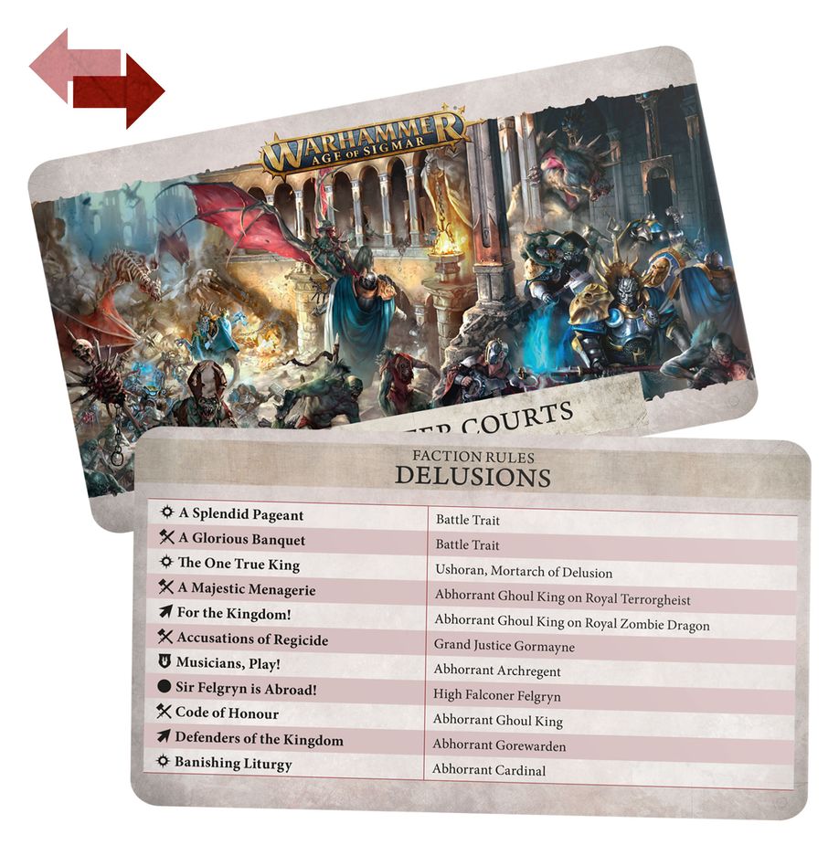 Warhammer Age of Sigmar: Warscroll Cards - Flesh-eater Courts