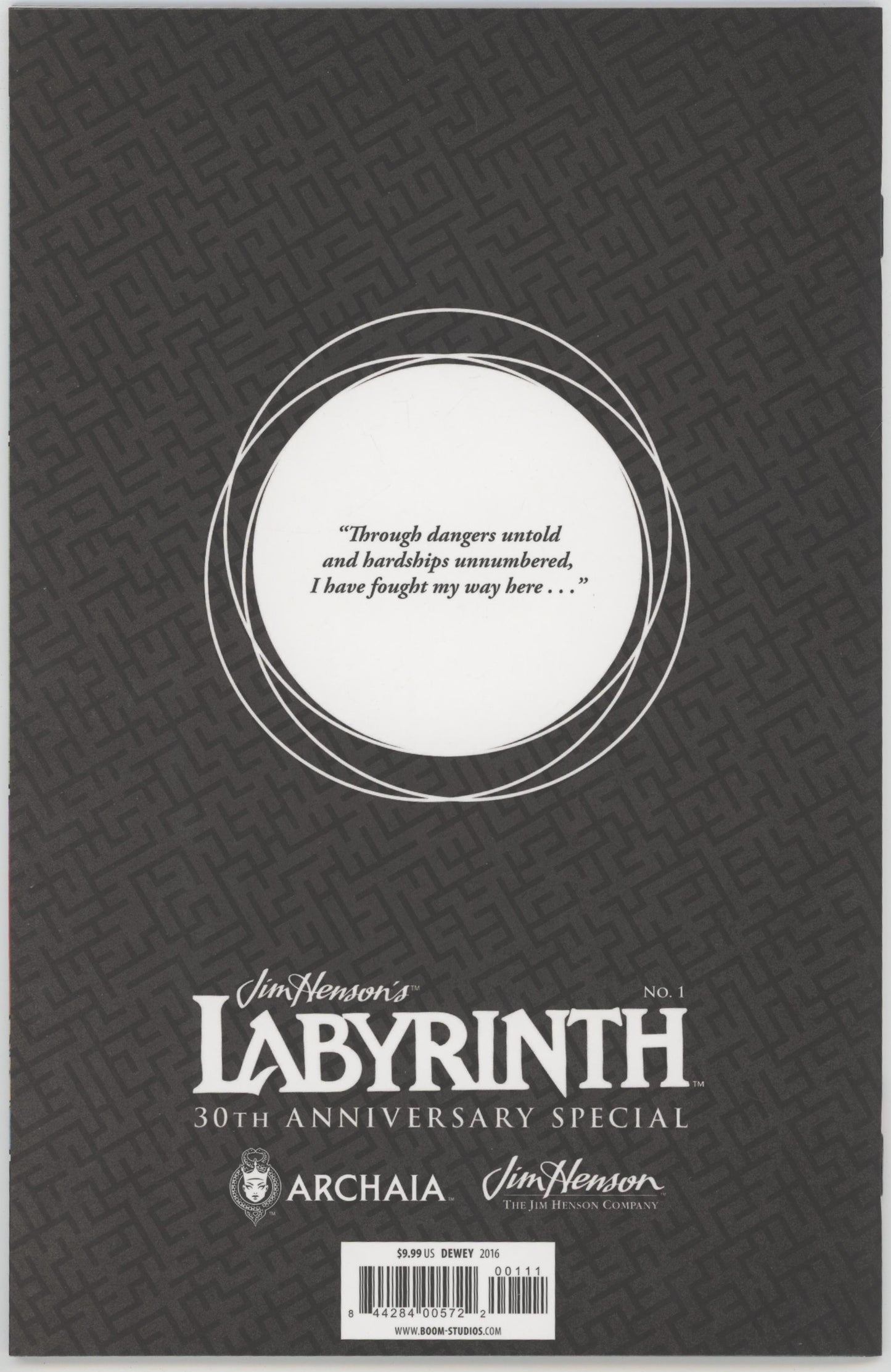 Labyrinth 30th Anniversary Special (2016) #1A