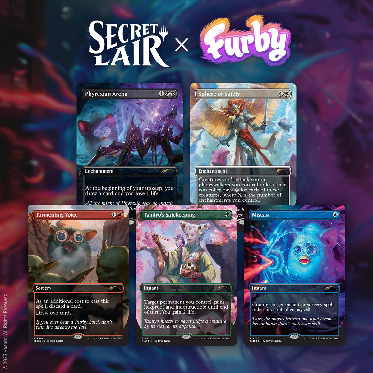 Magic the Gathering: Secret Lair x Furby - The Gathering (Confetti Foil Edition)