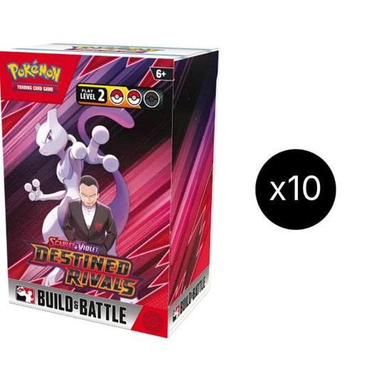 Pokemon: Scarlet & Violet Destined Rivals Build & Battle 10ct Display Box