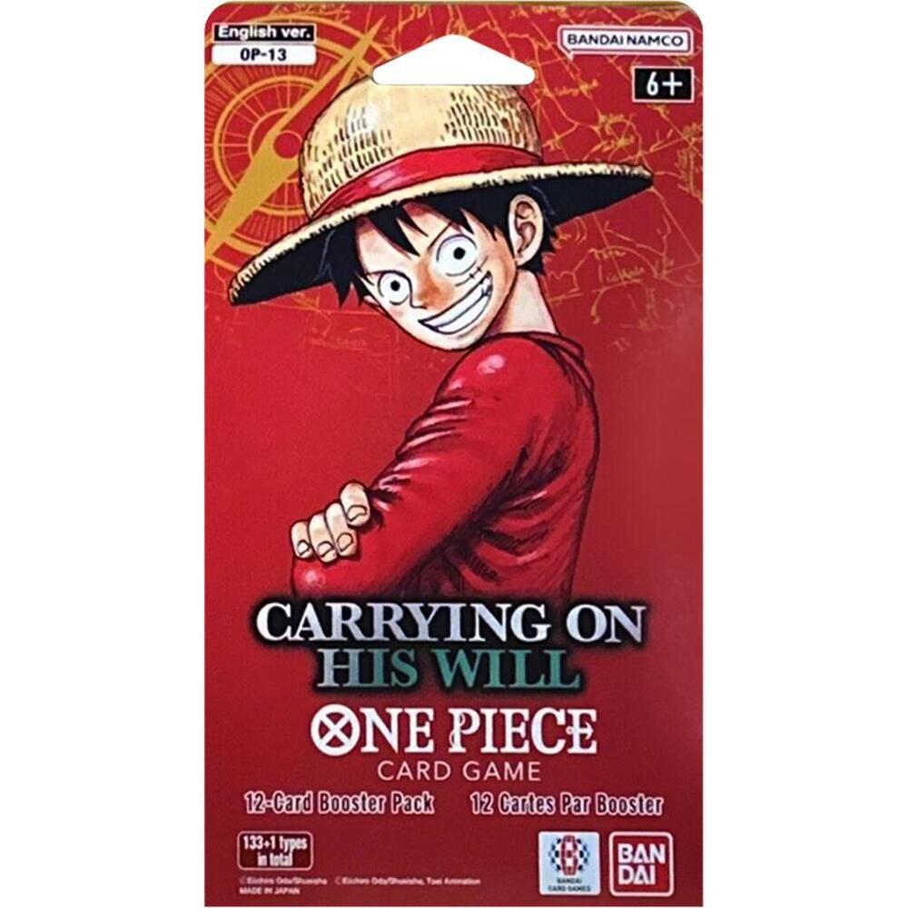 One Piece TCG: Carrying on His Will Sleeved Booster Pack [OP-13]