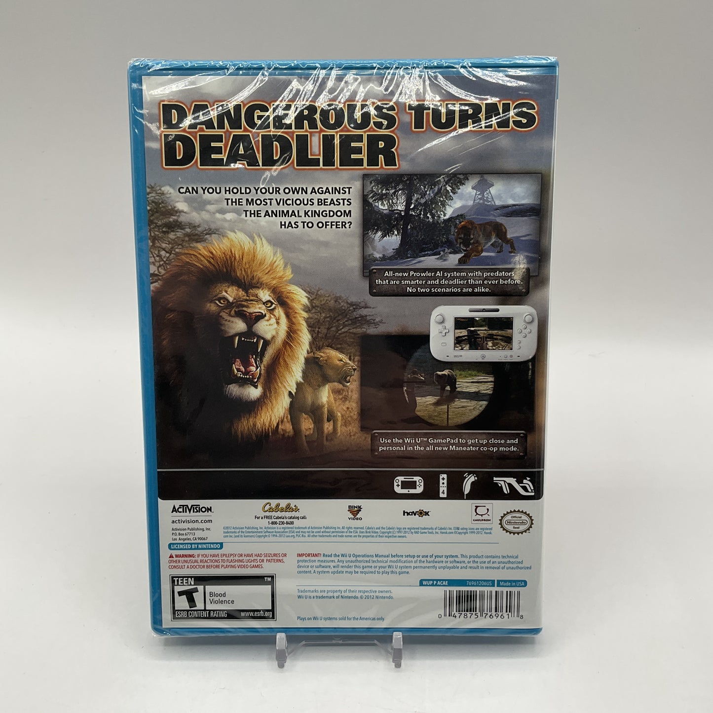 Cabela's Dangerous Hunts 2013 Wii U Sealed