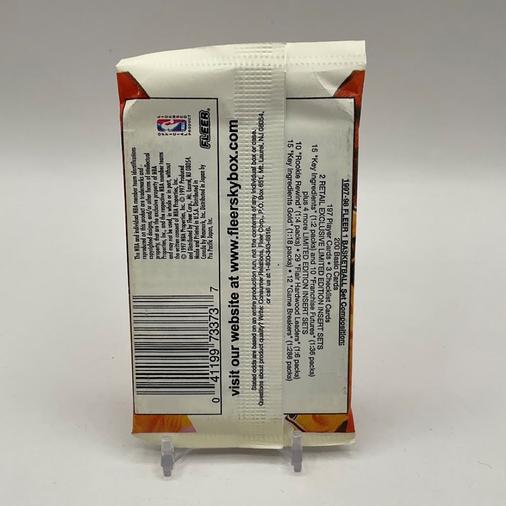 1997-98 Fleer Basketball Series 1 Retail Pack